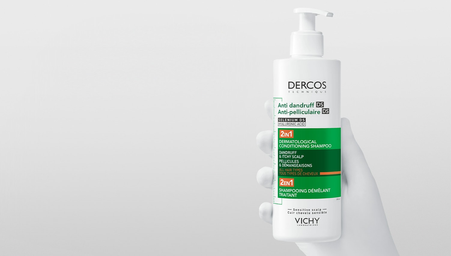 Vichy-Product- Dercos-Anti Dandruff 2IN1 Shampoo + Conditioner-400ml 