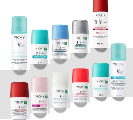 Vichy Deo Men & ΅Women - ανδρικά και γυναικεία αποσμητικά σώματος