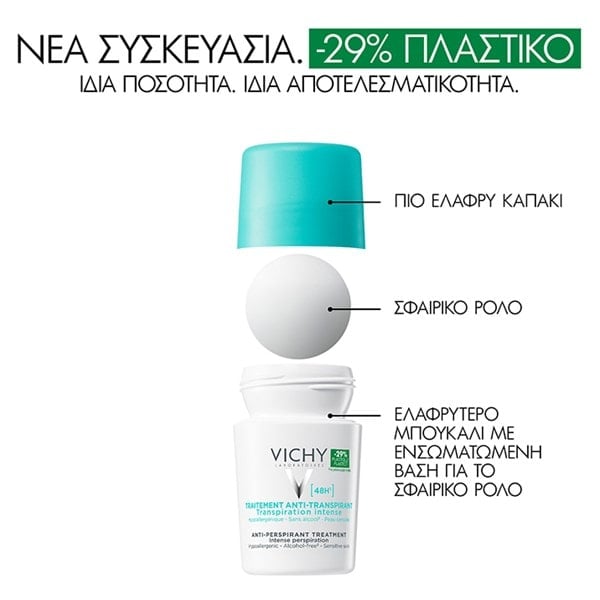 Déodorant 48h Αποσμητικό Roll-On νέα συσκευασία