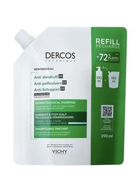 Dercos Refill Αντιπιτυριδικό Σαμπουάν για Κανονικά & Λιπαρά Μαλλιά