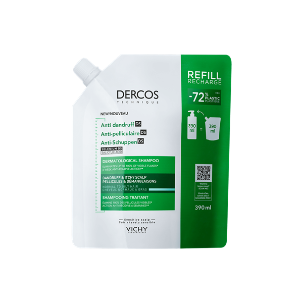 Refill Αντιπιτυριδικό Σαμπουάν για Κανονικά & Λιπαρά Μαλλιά