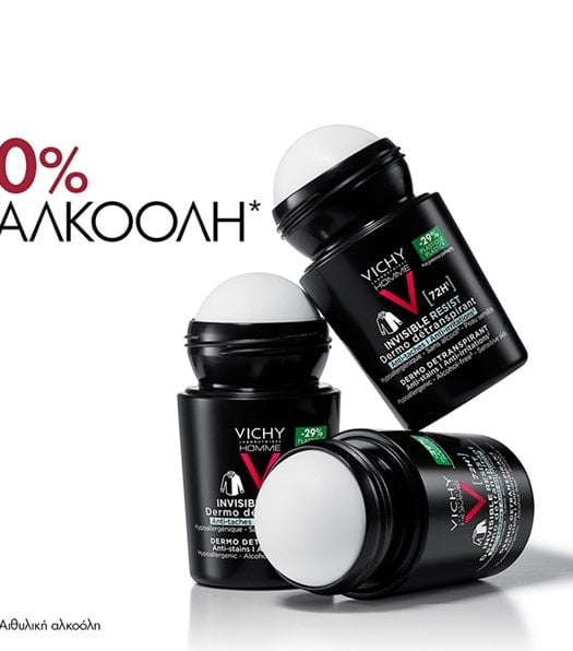 Déodorant 72H Invisible Resist Ανδρικό Αποσμητικό χωρίς αλκοόλη