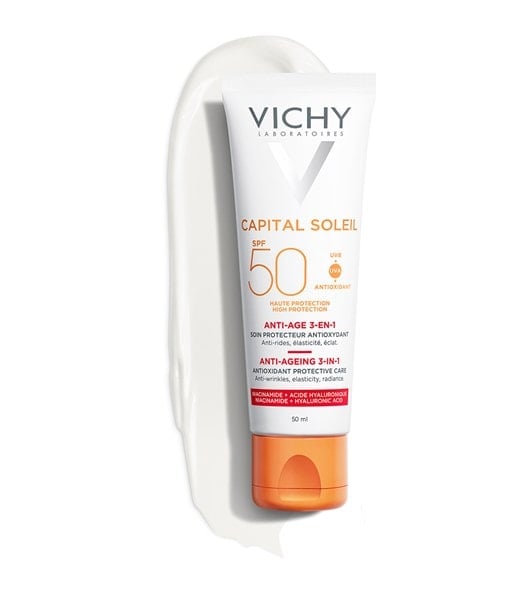 Αντηλιακό κατά των Ρυτίδων 3-σε-1 SPF50