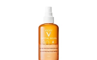 CAPITAL SOLEIL Αντηλιακό Νερό SPF30 για Λαμπερό Μαύρισμα