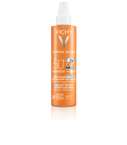CAPITAL SOLEIL KIDS CELL PROTECT WATER FLUID ΑΝΤΗΛΙΑΚΟ ΣΠΡΕΪ SPF50+
