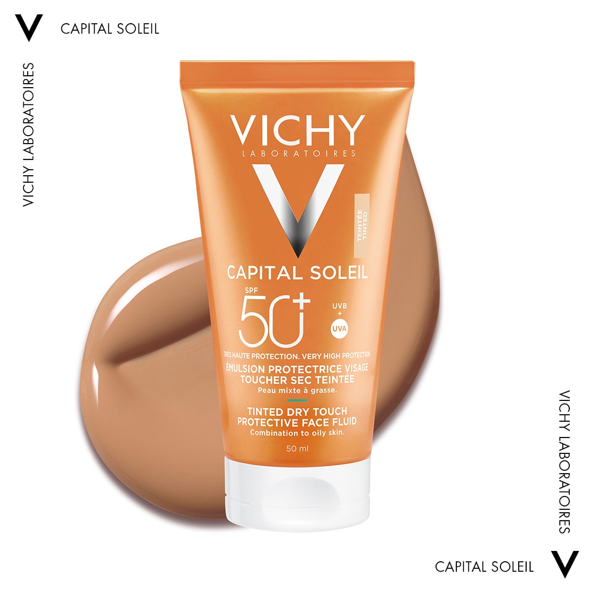 VICHYCAPITAL SOLEIL DRY TOUCH υφή