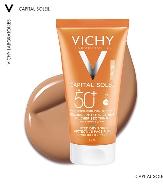 VICHYCAPITAL SOLEIL DRY TOUCH υφή