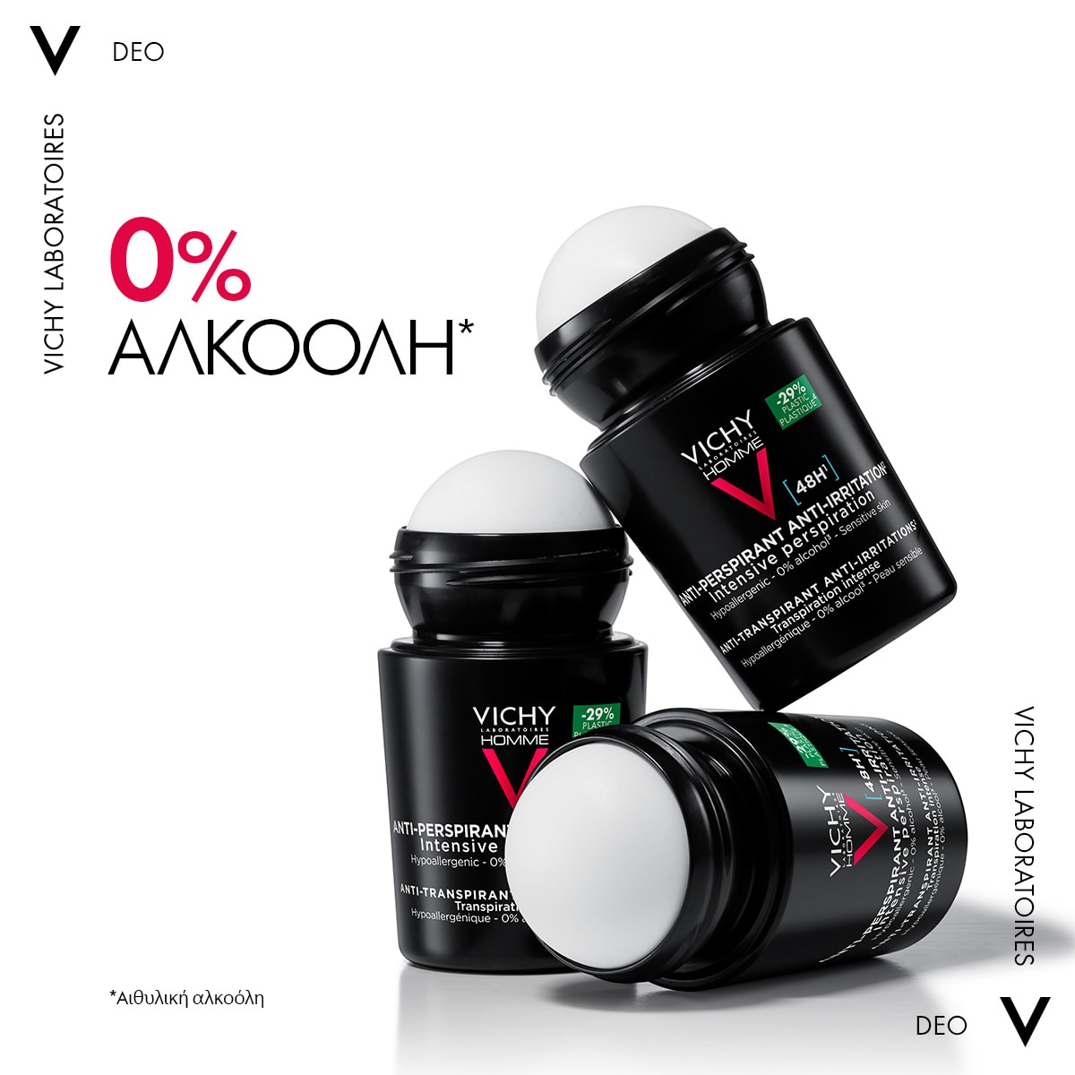 Ανδρικό Αποσμητικό για Ευαίσθητη Επιδερμίδα