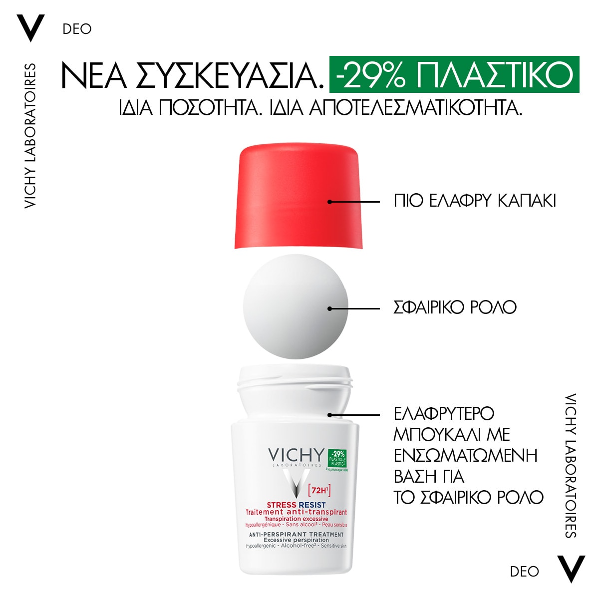 Stress Resist 72h Αποσμητικό Roll-On