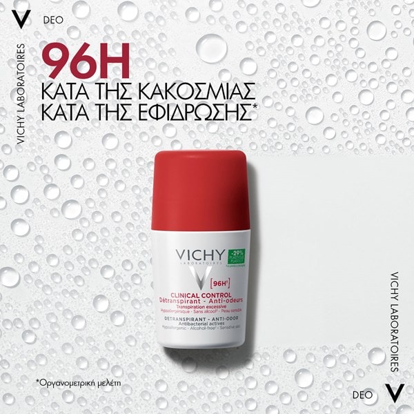 Clinical Control 96h Αποσμητικό Roll-On