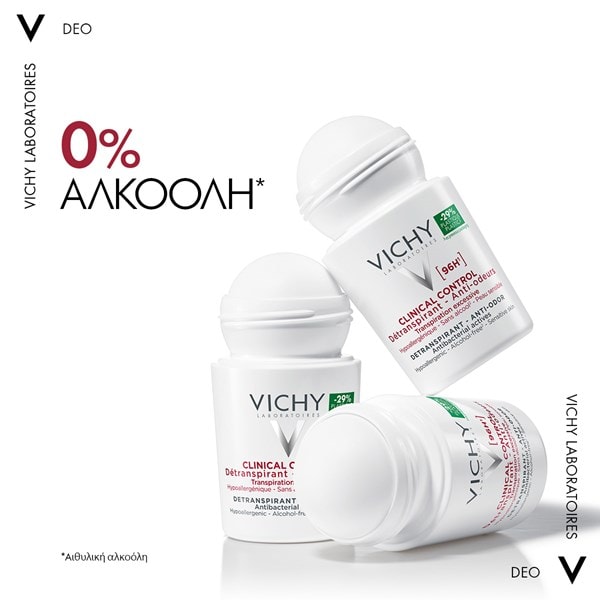 Clinical Control 96h Αποσμητικό Roll-On