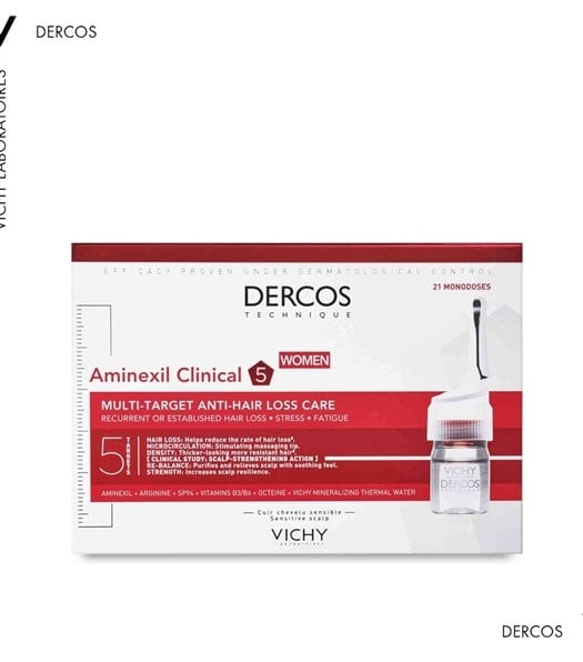 Aminexil Clinical 5 Αμπούλες για Τριχόπτωση Γυναικών