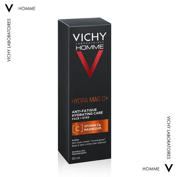 VICHY HOMME Hydra Mag C Κρέμα Προσώπου για Ευαίσθητες Επιδερμίδες