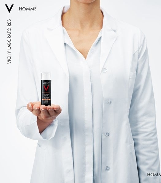 VICHY HOMME Hydra Mag C Κρέμα Προσώπου για Ευαίσθητες Επιδερμίδες