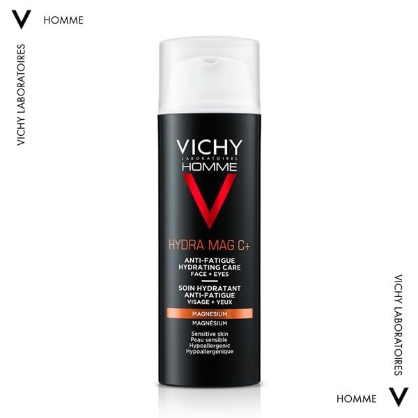 VICHY HOMME Hydra Mag C Κρέμα Προσώπου για Ευαίσθητες Επιδερμίδες