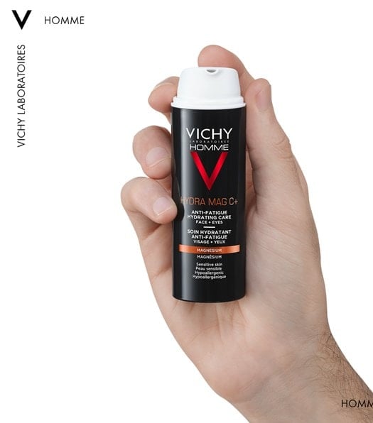 VICHY HOMME Hydra Mag C Κρέμα Προσώπου για Ευαίσθητες Επιδερμίδες