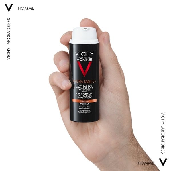 VICHY HOMME Hydra Mag C Κρέμα Προσώπου για Ευαίσθητες Επιδερμίδες