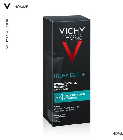 VICHY HOMME Hydra Cool Ενυδατικό Gel για Άντρες