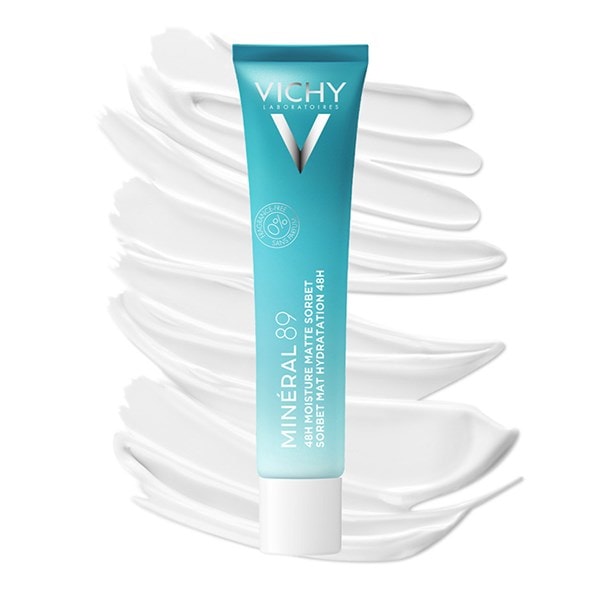 Mineral 89 48H Moisture Matte Sorbet Tube υφή