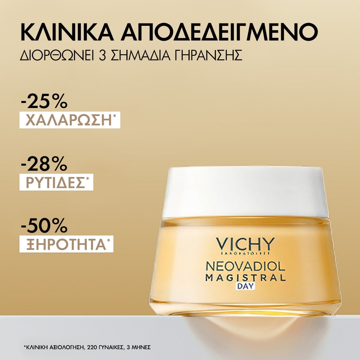 Neovadiol Magistral Κρέμα Ημέρας κλινικα αποδεδειγμενο