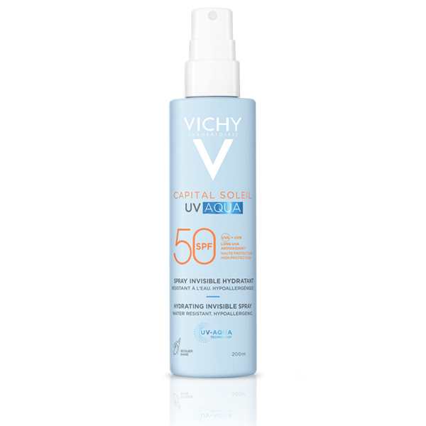 Capital Soleil UV-AQUA Αντηλιακό Γαλάκτωμα Σώματος Σπρέι SPF 50