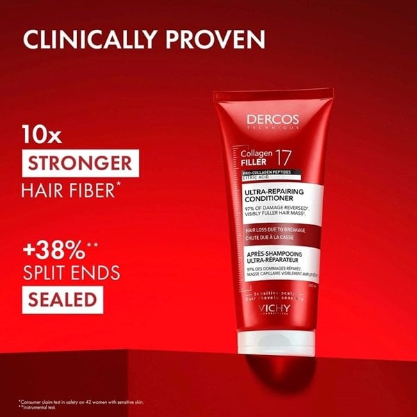 Dercos Collagen 17 Filler Conditioner κλινικά ελεγμένο